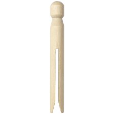 folia Retro-Klammern Länge: 110 mm Birkenholz...