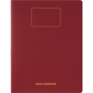 MOLESKINE Notizheft Student Cahier XXL liniert rot