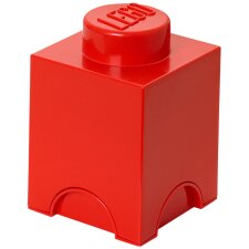 LEGO Aufbewahrungsstein STORAGE BRICK 1 1,2 Liter rot
