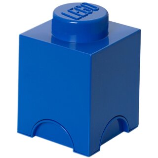LEGO Aufbewahrungsstein STORAGE BRICK 1 1,2 Liter blau