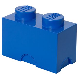LEGO Aufbewahrungsstein STORAGE BRICK 2 2,6 Liter blau