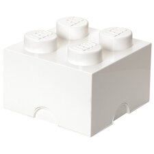 LEGO Aufbewahrungsstein STORAGE BRICK 4 5,7 Liter weiß