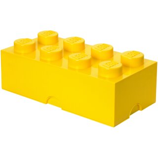 LEGO Aufbewahrungsstein STORAGE BRICK 8 12 Liter gelb