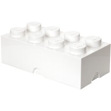 LEGO Aufbewahrungsstein STORAGE BRICK 8 12 Liter weiß