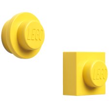 LEGO Haftmagnet-Set 2-teilig gelb