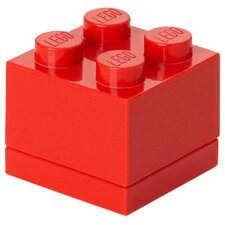LEGO Snackbox MINI BOX 4 60 ml rot