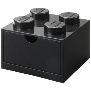 LEGO Schubladenbox DESK DRAWER 4 1 Schub schwarz