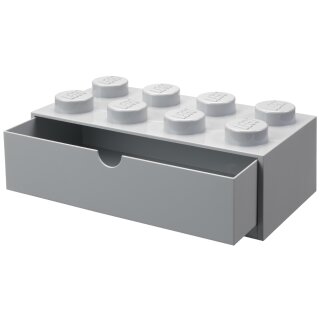 LEGO Schubladenbox DESK DRAWER 8 1 Schub grau