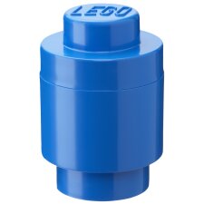 LEGO Aufbewahrungsstein STORAGE BRICK 1 ROUND 950 ml blau