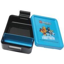 LEGO Brotdose LUNCH BOX NINJAGO blau/schwarz