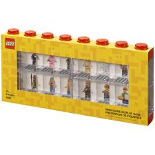 LEGO Minifiguren-Schaukasten DISPLAY CASE 16 rot