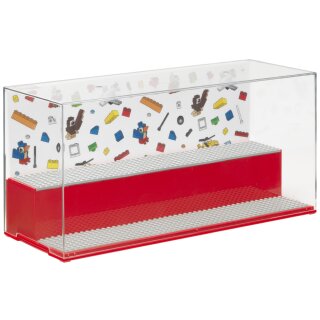 LEGO Spiel- & Schaukasten PLAY & DISPLAY CASE ICONIC rot
