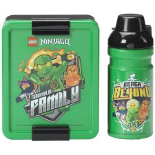 LEGO Trinkflasche + Brotdose LUNCH SET NINJAGO GREEN...