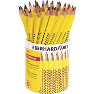 EBERHARD FABER Regenbogenstift TRI WINNER 50er Köcher