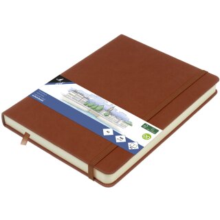 kangaro Skizzenbuch 80 Blatt DIN A6 cognac