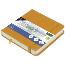 kangaro Skizzenbuch 80 Blatt 120 x 120 mm ockergelb