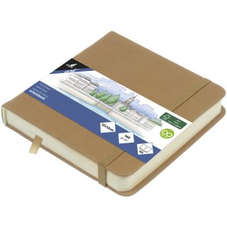 kangaro Skizzenbuch 80 Blatt 120 x 120 mm taupe