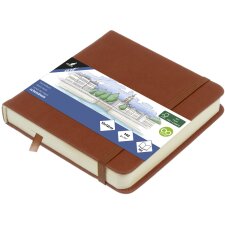 kangaro Skizzenbuch 80 Blatt 120 x 120 mm cognac