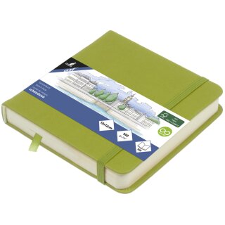 kangaro Skizzenbuch 80 Blatt 120 x 120 mm lime green