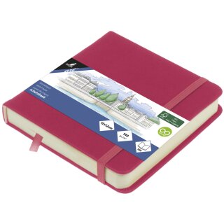 kangaro Skizzenbuch 80 Blatt 120 x 120 mm ruby
