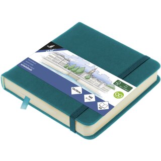 kangaro Skizzenbuch 80 Blatt 120 x 120 mm dark turquoise