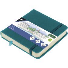 kangaro Skizzenbuch 80 Blatt 120 x 120 mm dark turquoise