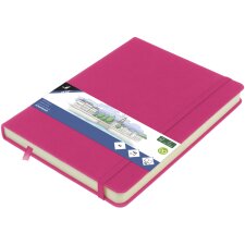 kangaro Skizzenbuch 80 Blatt DIN A4 hot pink