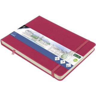 kangaro Skizzenbuch 80 Blatt DIN A5 quer ruby