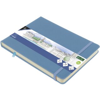 kangaro Skizzenbuch 80 Blatt DIN A5 quer sky blue