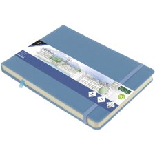 kangaro Skizzenbuch 80 Blatt DIN A5 quer sky blue