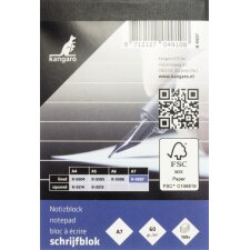 kangaro Notizblock DIN A7 liniert 100 Blatt