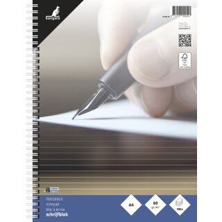 kangaro Collegeblock ungelocht DIN A4 liniert 100 Blatt