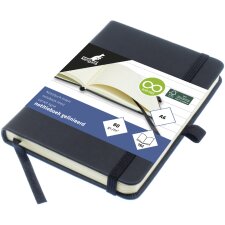 kangaro Notizbuch 96 Blatt DIN A6 liniert schwarz