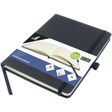 kangaro Notizbuch 96 Blatt DIN A5 liniert schwarz
