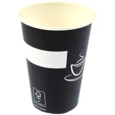 kangaro Papp-Trinkbecher Eco 0,18 l schwarz / weiß...