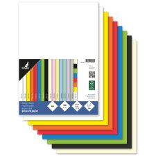 kangaro Multifunktionspapier DIN A4 160 g/qm sortiert 50...
