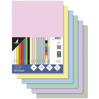 kangaro Multifunktionspapier DIN A4 160 g/qm Pastell 50 Blatt
