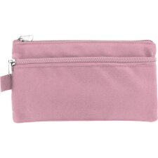 Kangaro Schlamper-Etui eckig pastellrosa