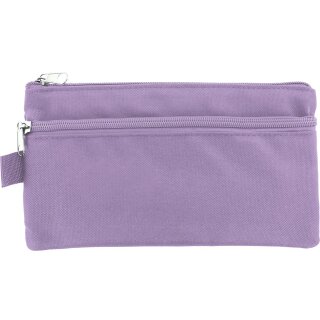 Kangaro Schlamper-Etui eckig pastellviolett