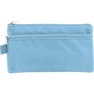 Kangaro Schlamper-Etui eckig pastellblau