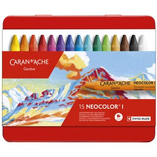 CARAN DACHE Wachsmalstift NEOCOLOR I 15er Etui