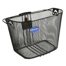 FISCHER Fahrrad-Lenkerkorb mit Schnellbefestigung schwarz