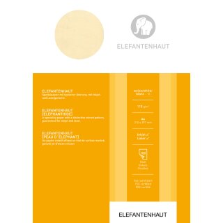 RÖMERTURM Elefantenhaut Office DIN A4 190 g/qm weiß 50 Blatt