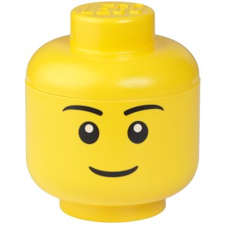 LEGO Mini-Aufbewahrungskopf STORAGE HEAD BOY 360 ml gelb
