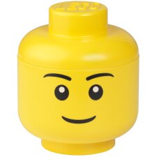 LEGO Mini-Aufbewahrungskopf STORAGE HEAD BOY 360 ml gelb