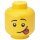 LEGO Mini-Aufbewahrungskopf STORAGE HEAD SILLY 360 ml gelb