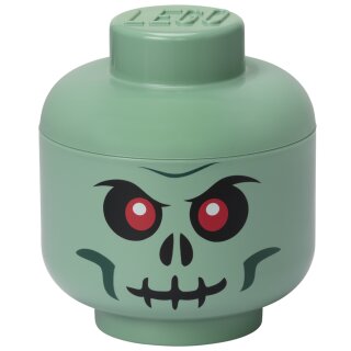 LEGO Mini-Aufbewahrungskopf STORAGE HEAD GREEN SKELETON 360 ml grün