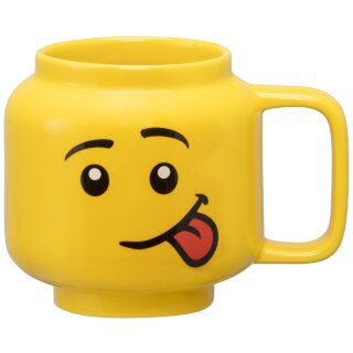 LEGO Kaffeetasse SILLY 255 ml gelb im Karton aus Keramik