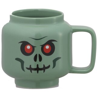LEGO Kaffeetasse GREEN SKELETON 255 ml grün im Karton aus Keramik