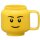 LEGO Kaffeetasse BOY 530 ml gelb im Karton aus Keramik